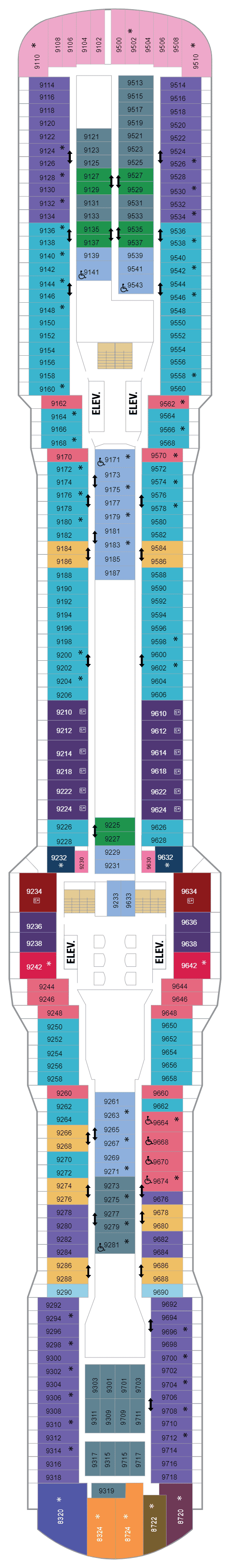 Deck  9 (May 2, 2022 - April 16th, 2023)