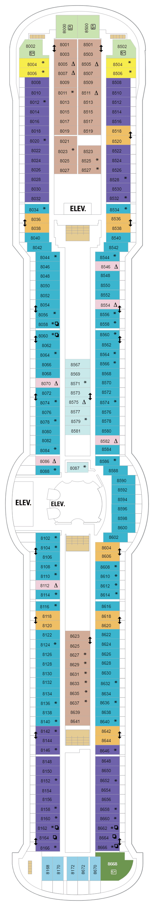 Deck  8 (May 1st, 2022 - September 18th, 2022)