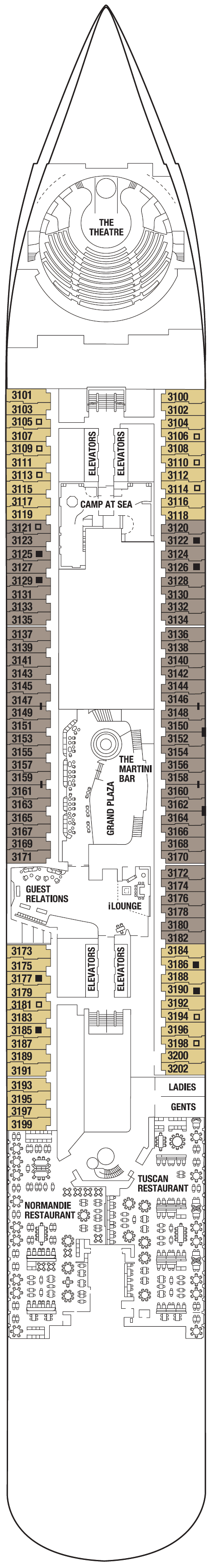 Deck 3 (Effective 4/21/23)