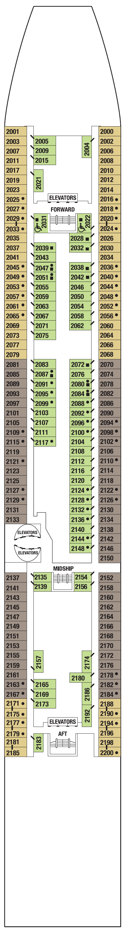 CONTINENTAL DECK 2 (Effective 4/23/23)
