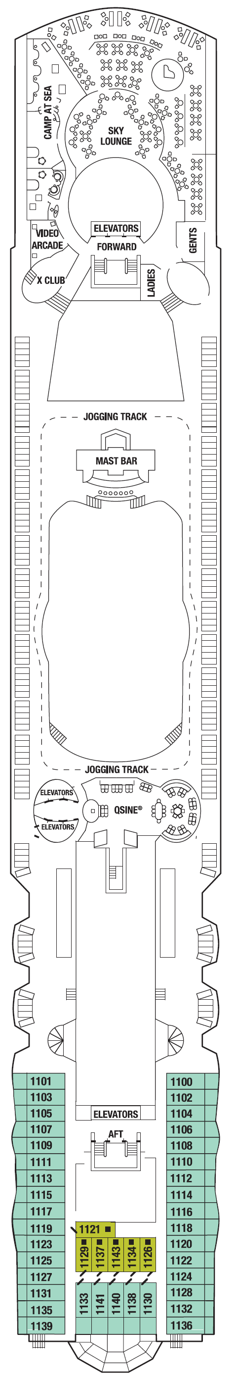 SUNRISE DECK 11 (Effective 4/23/23)