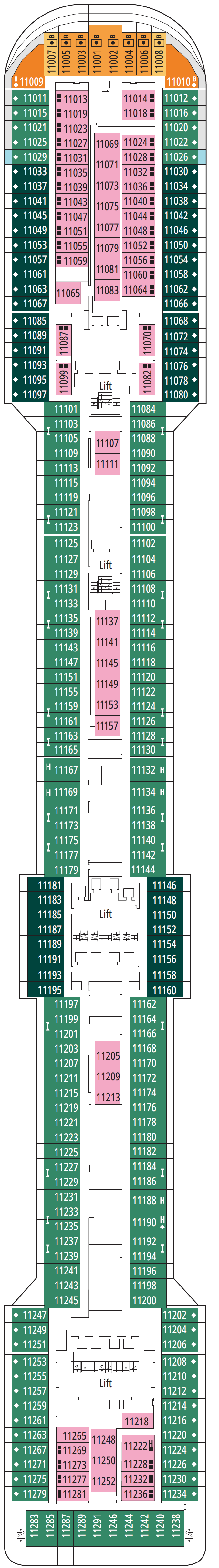 Deck 11 - Meraviglia
