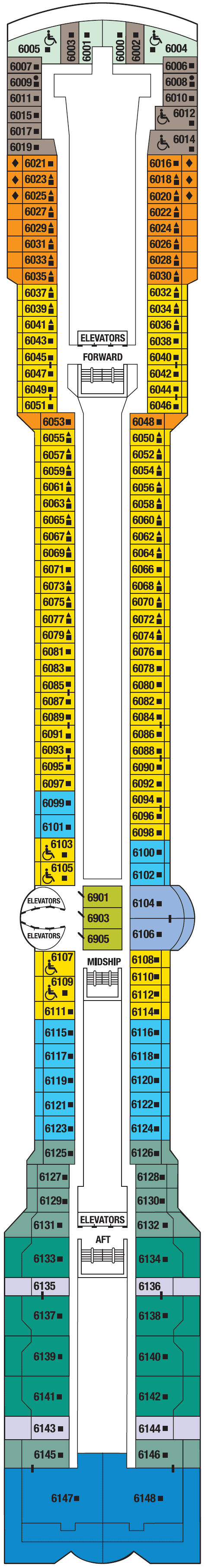 Penthouse Deck 6 (2202)
