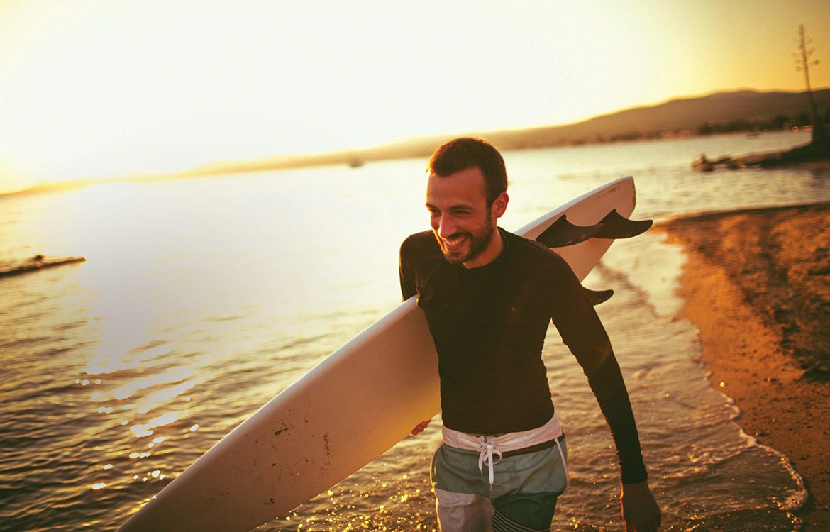 Cali Sunset Surfer