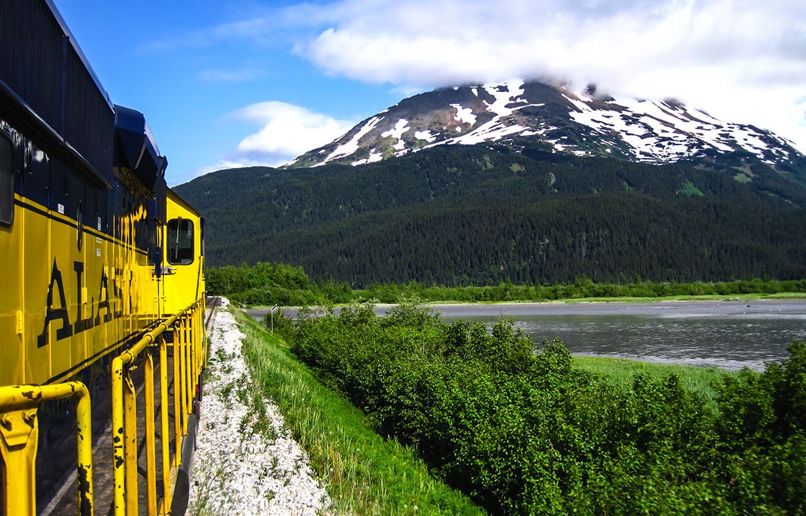 Classic Train from Anchorage to Seward