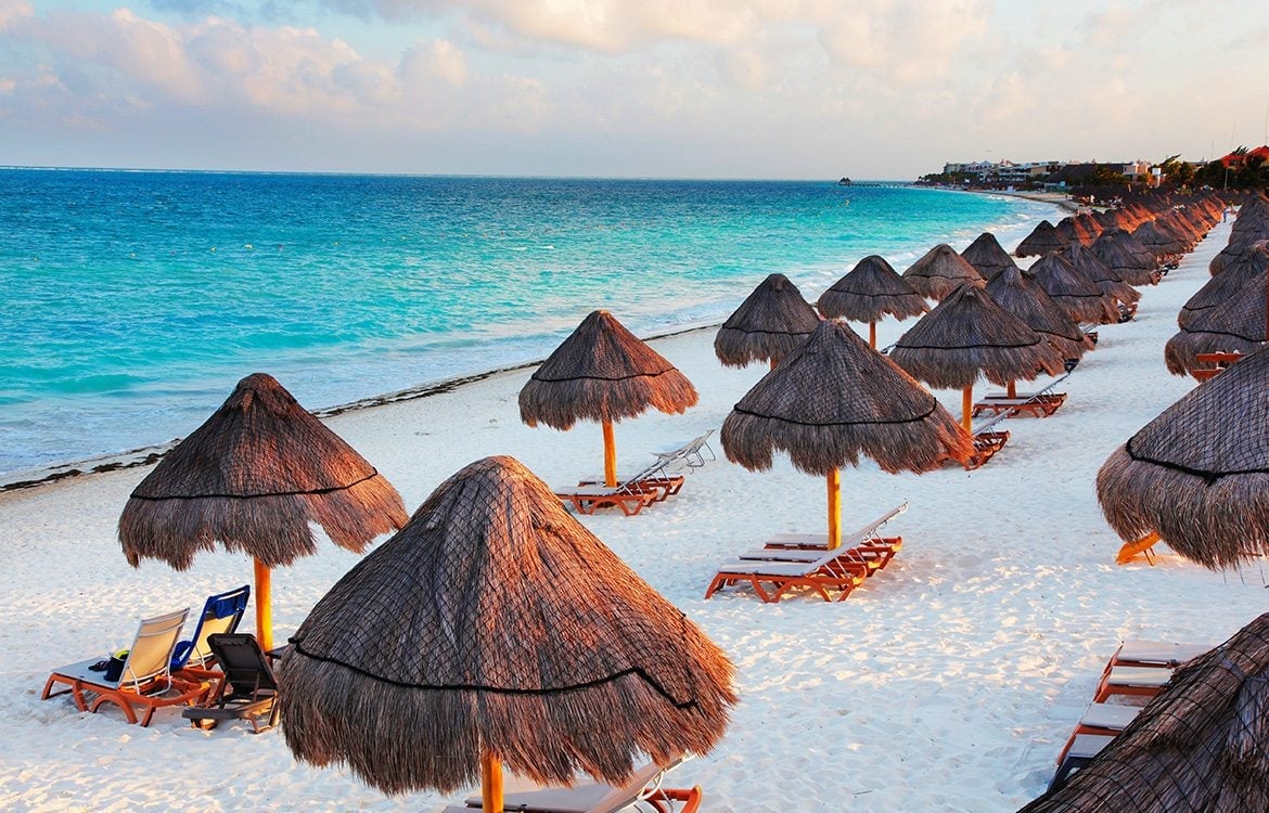 White sand beaches, Cancun