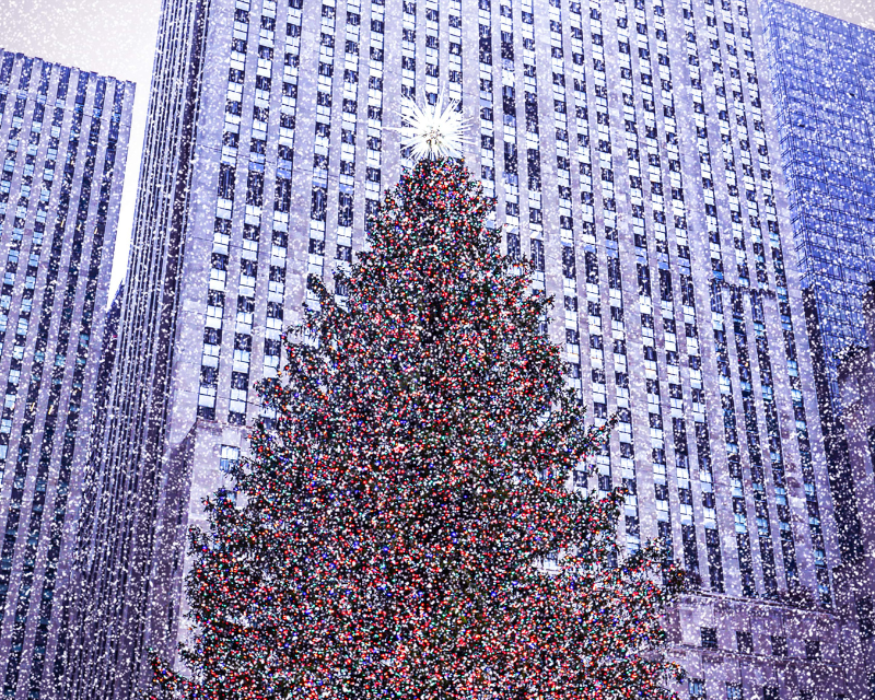 new york at christmas - rockefeller tree