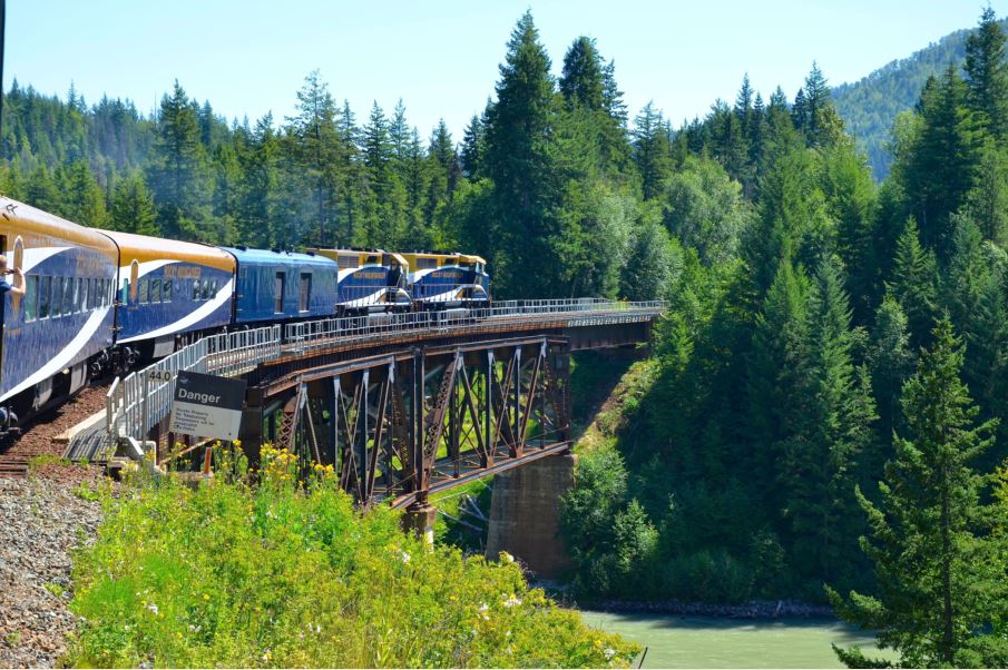 Highlights of a train trip through the Canadian Rockies