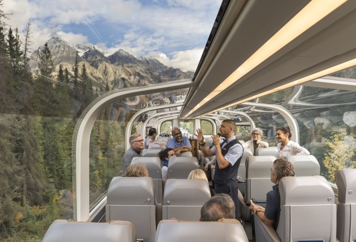 Rocky Mountaineer Gold Leaf onboard service