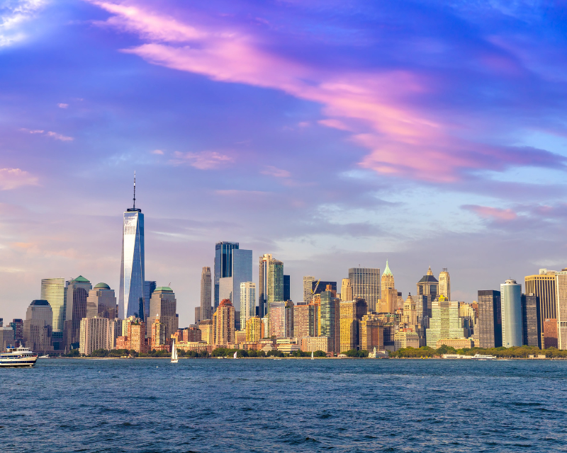 New York City Skyline view