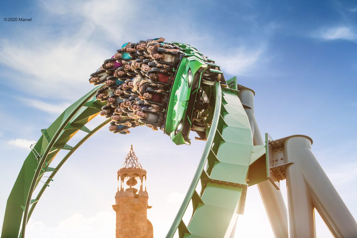 The Incredible Hulk Coaster® at Universal's Islands of Adventure