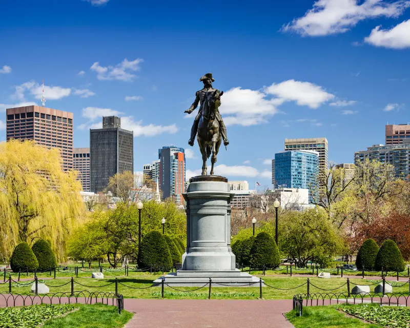 Boston City Statue