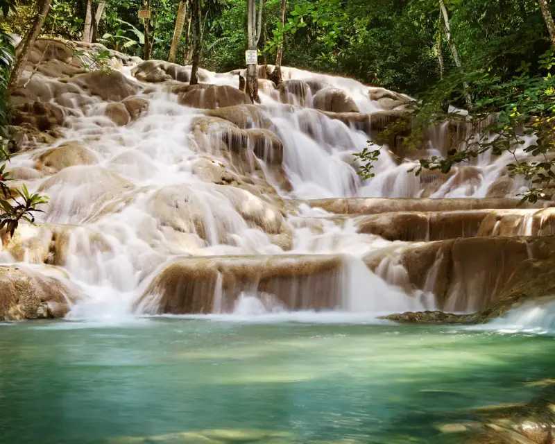 Riveer falls in Jamaica