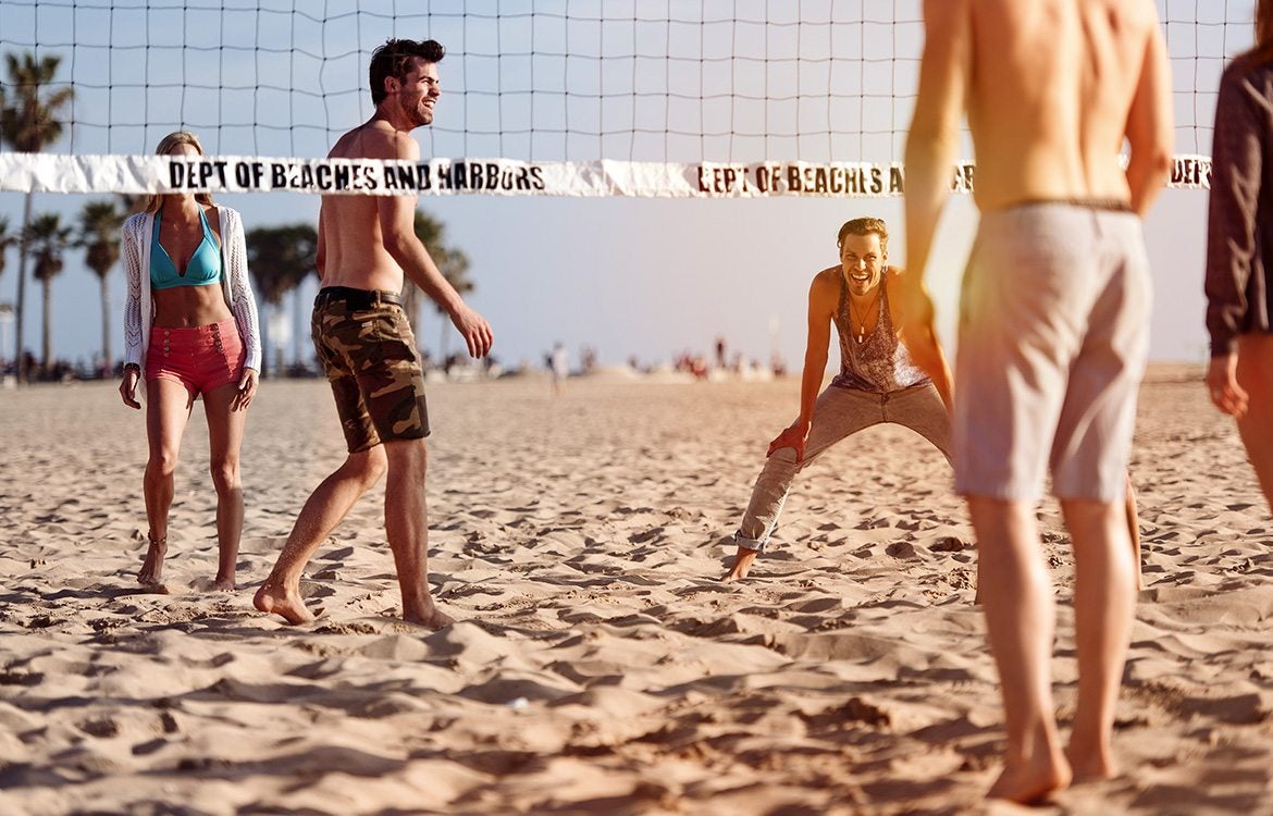 beach volleyball